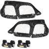 imageKEMIMOTO UTV Cab Enclosure Upper Doors with UTV Dome Light Compatible with 20142023 Polaris RZR XP 4 1000 Replace 2884332