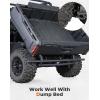 imageKEMIMOTO UTV Rear Bumper with Light Compatible with CanAm Defender ampamp Defender Max Heavy Duty Steel Protect Tailgate Tail Guard Heavy Duty Steel OEM Replacement 715006012