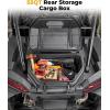 imageKEMIMOTO UTV Rear Cargo Box 82QT Compatible with 202420252026 Polaris RZR XP 10004 1000 UltimateSportPremium Rear Bed Storage Box Water Resistant with Two Lockable Latches Replace 288961155QT