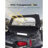 imageKEMIMOTO UTV Rear Windshield with Zipper Window  Soft Waterproof 2in1 Compatible with Polaris RZR 570 RZR Trail 570 2014 800 S 800 900