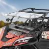 imageKEMIMOTO 2in1 UTV Front Flip Windshield with Upgraded Clamps Compatible with CFMOTO ZForce 950 HO SPORT 20222023  HO EX 20222024  ZForce 950 20202022 Clear Visibility Easy Installation