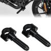 imageKEMIMOTO Folding CNC Highway Pegs Universal Fit 78quot125quot Crash Bar Footpegs Compatible with Ninja 500 400 Tenere 700 TW200 22mm32mm Motorcycle Highway Footrest for Sport Bike Dual Sport Adventure