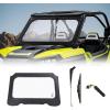 imageKEMIMOTO Glass Windshield with Manual WiperCompatible with 20142018 Polaris RZR XP 1000RZR XP Turbo1000 S RZR 900 S TrailFront Windshield with Black Frame for Durability and Stylish Look
