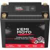imageKEMIMOTO Lithium Motorcycle Battery YTX15LBSYTX14AHBS LiFePO4 Lithium Battery 12v 7Ah PreCharged Powersports Battery with 4 UniversalFit EVA Spacers Compatible with Motorcycle ATV Jet Ski12V 12Ah 960CCA