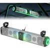 imageKEMIMOTO Midnight S80 32Inch Aluminum UTV Sound Bar IP66 65Hz Deep Bass Multicolor Lights Music Sync App Control Bluetooth Soundbar for UTV Golf Cart Marine Boat with 12 Roll Bar