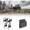 imageKEMIMOTO Tool Holder Bed Shovel Holder UTV Chainsaw Mount Tool Carrier for Axe Farm Tool Mount Chainsaw Holder Rack Compatible with Polaris Ranger 570 1000 XP Crew General 1000