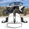 imageKEMIMOTO UTV Side Mirrors and Center Mirror Set Adjustable Aluminum Clamp UTV Rearview Mirrors for 16quot2quot Roll Bar Compatible with Polaris RZRPioneerTalonCan Am X3CFMOTOTeryxMuleBennche