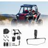 imageKEMIMOTO UTV Turn Signal Kit and UTV Rear View Mirror with 1652 inch Compatible with Polaris RZRPioneerTalonKawasaki KRXMuleCan Am X3 CFMOTO