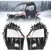 imageKEMIMOTO Upgraded Soft Doors YKK Zippers Compatible with RZR 570 20142020 RZR Trail 570 20212022 800 and S 800 900 2014  Soft UTV Cab Enclosure Fits Windshields Side Mirrors ampamp Roofs