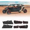 imageKEMIMOTO X3 MAX Door Bags Upper and Lower 6PCS Compatible with CanAm Maverick X3 MAX 20172024 1680D WaterResistant Removable X3 Storage Bag X3 Door X3 Tool Bag Cup Holder X3 Accessories