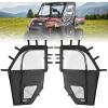 imageKEMIMOTO Zipper Soft Doors Compatible with Ranger XP 1000 UTV Cab Enclosure Upper Doors WaterResistant Compatible with Polaris Ranger XP 1000 2017 2018 2019 2020 2021 2022 2023 2024 2025