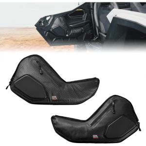 imageKEMIMOTO 6 Q Front Door Bags with Knee Pads Compatible with 2025 Polaris RZR PRO XPR4 and RZR PRO S4 Front Door Storage Bags Replacement for 2890387