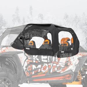 imageKEMIMOTO Cab Enclosure Upper Doors Compatible with Polaris RZR XP 4 1000 20142023 Waterproof Soft UTV Side Window Kit Replace 2884332