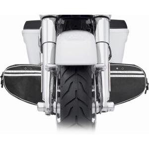 imageKEMIMOTO Chopped Soft Lowers Chaps Motorcycle Leg Warmers Compatible with 19802024 2025 Touring Street Glide Road King 19802023 Road Glide and Trike Models