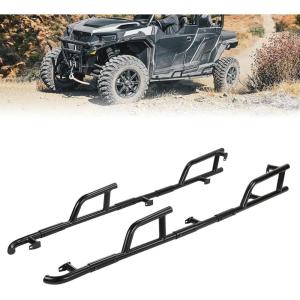 imageKEMIMOTO Nerf Bars Rock Sliders Compatible with Polaris General XP 4 1000 General 4 1000 20172023 2024 Black Steel Tubing Replacement General 4Seater Accessories