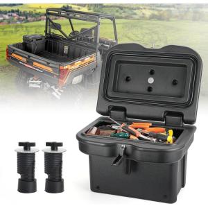 imageKEMIMOTO UPGRADED AntiTheft Storage Box 55GAL Compatible with Polaris Ranger 1000 XP 900 800 700 570 500 20132025 General 1000 Cargo Box Hard 21L Toolbox Accessories