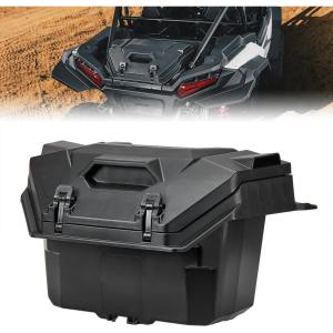 imageKEMIMOTO UTV Rear Cargo Box 82QT Compatible with 202420252026 Polaris RZR XP 10004 1000 UltimateSportPremium Rear Bed Storage Box Water Resistant with Two Lockable Latches Replace 288961155QT