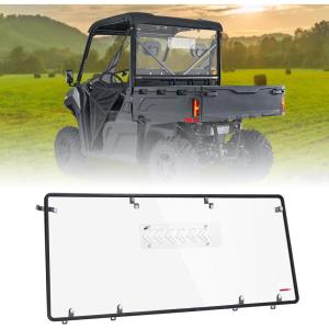 imageKEMIMOTO Vented Clear Rear Window Compatible with CFMOTO UFORCE 600 20212026 Sun Protection ampamp UVProof Rear Windshield with Preinstalled Rubber Strips Accessories Not Fit 800XL1000