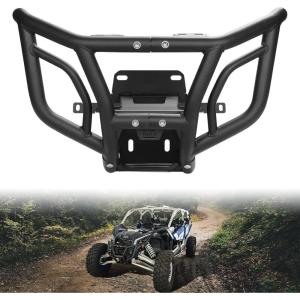 imageKEMIMOTO X3 Front Bumper Spotlight Ready Compatible with CanAm Maverick X3MaxTurboRRR 20172025 OEM Replace 715002878 Heavy Duty