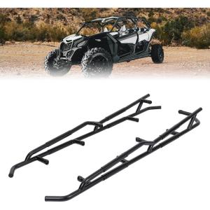 imageKEMIMOTO X3 Max Nerf Bars Rock Sliders Compatible with Can Am Maverick X3 Max 20172025 All Models Heavy Duty Side Bumper Guard Tree Kicker Step Accessories Replace OEM715003730 715003888 4Seater