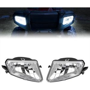 imageKEMIMOTO ATV LED Light Compatible with Polaris Sportsman 500 HO Efi 2005 20062010 Bulb not included Left Right Headlights Assembly