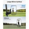 imageKEMIMOTO Golf Cart Side Mirrors No Drilling Golf Cart Rear View Mirror 180 Degree Rotation Universal Fits 075125 inch Square Tube Compatible with EZGO Club Car Drive2