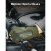 imageKEMIMOTO Tactical Gloves 2 Fingerless Design Work Gloves for Outdoor Activities for Riding Hunting Motorcycle DrivingGreen
