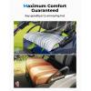 imageKEMIMOTO Universal Golf Cart Seat Towel Blanket Covers for All Weather Compatible with EZGO Club Car and More 2Seat Golf CartsGray