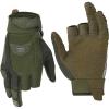 imageKEMIMOTO Tactical Gloves 2 Fingerless Design Work Gloves for Outdoor Activities for Riding Hunting Motorcycle DrivingGreen