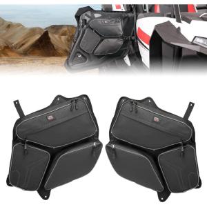 imageKEMIMOTO 2024 2025 2026 XP 4 1000 Rear Door Bag UTV Storage Side Tool Bags PVC Wear Resistant Zippers Compatible With 2024 2025 2026 Polaris RZR XP 4 1000 Accessories WaterResistant Storage Bag