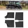 imageKEMIMOTO Floor Mats 4pcs Compatible with 20162025 CanAm Defender MAX HD 78910 AntiSlip AllWeather Protection Rubber Floor Liners for Front and Rear SeatsWithout Corner CutWith Corner Cut
