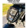 imageKEMIMOTO Motorcycle Front Headlight Cover Compatible with GROM MSX125 2022 2023 2024 Headlight Guard Protection Cover Headlight Grill Cover