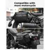 imageKEMIMOTO Motorcycle Saddlebags 15L75Lx2 with QuickRelease Brackets Universal Fit for Softail Dyna Sportster Cruiser with Waterproof Zipper amp Rain Cover Side Panniers for Commuting Weekend Trips30L