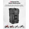 imageKEMIMOTO Motorcycle Tail Bag 35L Totally Waterproof Backpack Motor Saddle Pannier Bag Rear Rack Trunk Travel Luggage for Adventure Sport Street