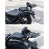 imageKEMIMOTO Sissy Bar with Folding Luggage Rack Compatible with Rebel CMX 500 300 20172026 Passenger Backrest Rear Pad Motorcycle Rear Rack Backrest Bar