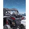 imageKEMIMOTO Sliding Vented Clear Rear Windshield Compatible with 2024 Polaris RZR XP 1000  RZR XP4 1000 AntiUV DoubleSided Hard Coated Rear Window Speaker and 4Point Harness Friendly Back WindowClear
