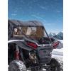 imageKEMIMOTO Sliding Vented Clear Rear Windshield Compatible with 2024 Polaris RZR XP 1000  RZR XP4 1000 AntiUV DoubleSided Hard Coated Rear Window Speaker and 4Point Harness Friendly Back WindowTinted
