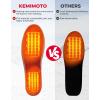 imageKEMIMOTO Smart Heated Insoles with 5000mAh Battery amp APP Control 3Temperature Adjustable Rechargeable Foot Warmers for Men and Women FullFoot Heating amp CuttoFit Design for All ShoesL