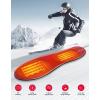 imageKEMIMOTO Smart Heated Insoles with 5000mAh Battery amp APP Control 3Temperature Adjustable Rechargeable Foot Warmers for Men and Women FullFoot Heating amp CuttoFit Design for All ShoesL