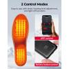 imageKEMIMOTO Smart Heated Insoles with 5000mAh Battery amp APP Control 3Temperature Adjustable Rechargeable Foot Warmers for Men and Women FullFoot Heating amp CuttoFit Design for All ShoesL