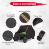 imageKEMIMOTO UTV Cover Heavy Duty Medium Cover UTV Side Mirrors Spring Back Feature for 1652 inch Roll bar Compatible with Polaris RZR CanAm Maverick TERYX4 CFMOTO Zforce Viking