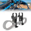 imageKEMIMOTO UTV Drive Belt Holder Universal Belt Mount UTV Side Mirrors Spring Back Feature for 1652 inch Roll bar No Need to Readjust After Hitting Branch