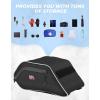 imageKEMIMOTO UTV Soft Upper Doors Storage Bag Compatible with Polaris General 4 1000  XP 4 1000 Soft Cab Enclosures Windows