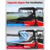 imageKEMIMOTO UTV Zippered Rear Window Reflective Strips Design Back Window Compatible with Pioneer 1000 3P 6P 20162026 WaterResistant Mid Panel Replace 0SR95HL8211B 1000 6 Accessories