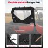 imageKEMIMOTO UTV Zippered Rear Window Reflective Strips Design Back Window Compatible with Pioneer 1000 3P 6P 20162026 WaterResistant Mid Panel Replace 0SR95HL8211B 1000 6 Accessories