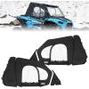 imageKEMIMOTO Upper Doors with Steel Frame UTV Side Mirrors Spring Back Feature for 1652 inch Roll bar Compatible with Polaris RZR XP 1000  XP Turbo 20142023