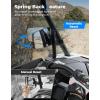 imageKEMIMOTO Upper Doors with Steel Frame UTV Side Mirrors Spring Back Feature for 1652 inch Roll bar Compatible with Polaris RZR XP 1000  XP Turbo 20142023