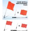 imagekemimoto Orange Boat Flag Bundle with kemimoto PWC Boat Fender