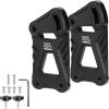 imageKEMIMOTO Adjuster Motorcycle Windshield Risers Extension Adjustable Bracket Compatible with KLR 650 KLR650 2022 2023 2024 2026