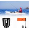 imageKEMIMOTO Kayak Cup Holder Bundle with Kayak Safety Flag